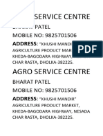 Agro Service Centre