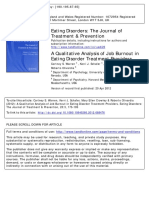 A Qualitative Analysis of Job Burnout in Eating Disorder Treatment Providers