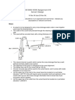 BIE 5300/6300 Assignment #8 Culvert Design