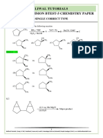 Comp2023 Common Btest-5 Chemistry (Mains)