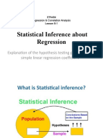 8-1 Hypothesis Testing For Regression Coeffeceint Beta