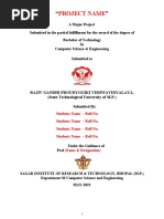 Major-Project Report Format - 7TH SEM