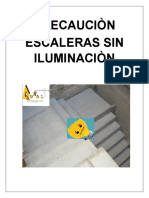 PRECAUCIÒN Escaleras Sin Iluminacion