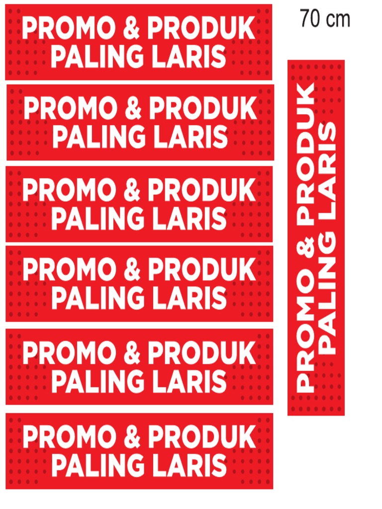 Spanduk Benner Ukuran 15 CM X 90 CM Halaman 2 | PDF