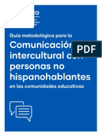 Guia Metodologica para La Comunicacion Intercultural