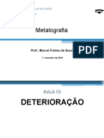 Deterioração de materiais na engenharia mecânica