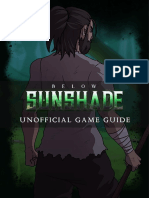 Below Sunshade. Unofficial Game Guide