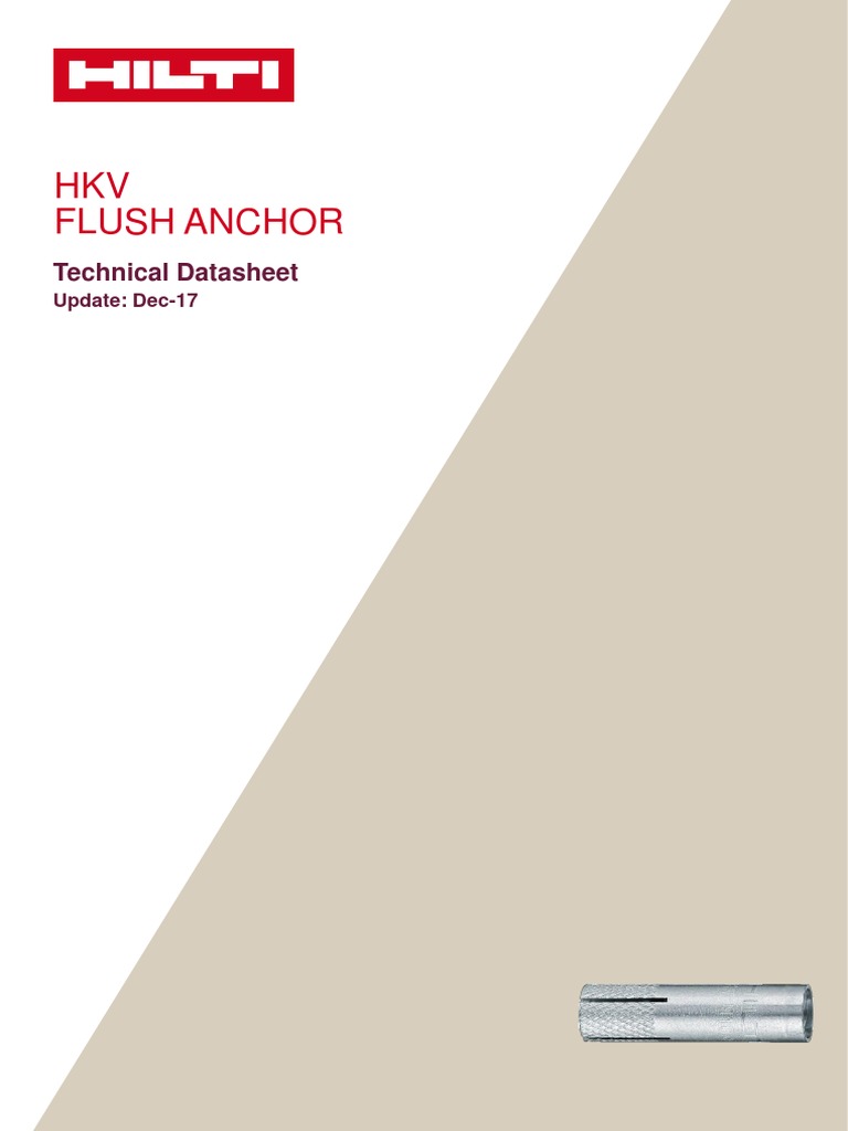 HKV Technical Data Sheet | PDF | Screw | Industrial Processes