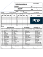 Formulario de Parte Diaria