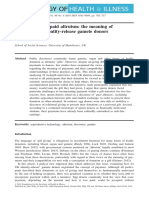 1 - Toxic Money or Paid Altruism - The Meaning of Payments For Identity-Release Gamete Donors.