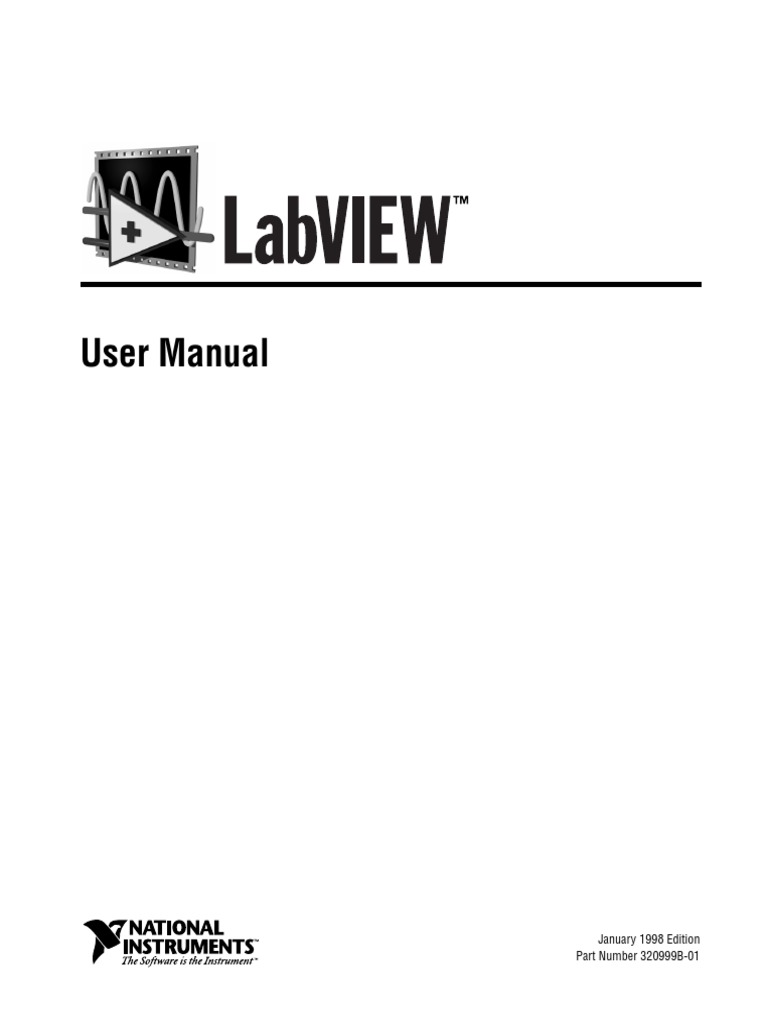 LabVIEW User ManualNational Instruments Corporation (1998) PDF