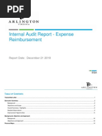 Expenses Internal Audit