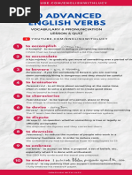 30 Advanced Verbs