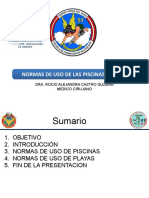 Normas de Uso de Piscinas y Playas