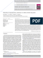 Adsorption of Superplasticizer Admixtures On Alkali-Activated Slag Pastes