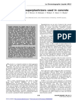 Analysis of Superplasticizers Used in Concrete