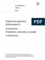 Explorarea Genului Conducere: in Romania Diferențele În Probleme Culturale Și Sociale