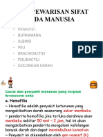 Pola Pewarisan Sifat Pada Manusia