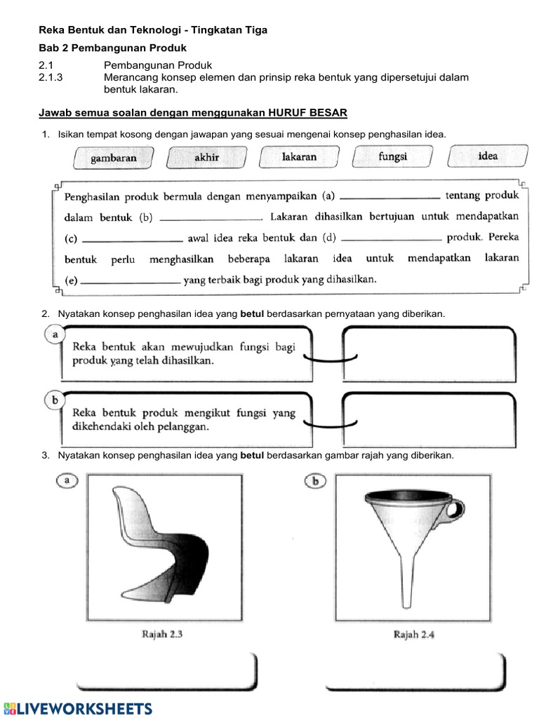 Latihan RBT Form 3 | PDF | Seni