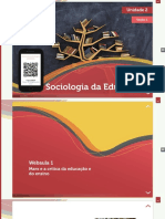 Webaula - Sociologia Da Educação I Unid 2