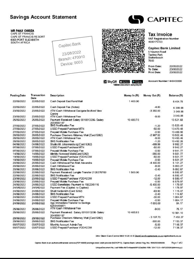 capitec-savings-account-statement-pdf