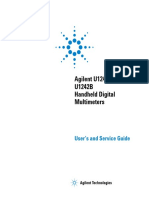 Agilent U1241B and U1242B Handheld Digital Multimeters: User's and Service Guide