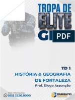 TD Tropa de Elite - Historia e Geografia de Fortaleza
