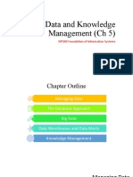 ISP500 Topic 3 Data and Knowledge Management - ch5