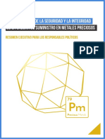 Reforzamiento de La Seguridad y La Integridad de La Cadena de Suministro en Metales Preciosos 2013