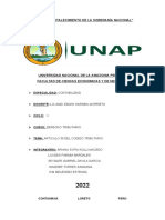 Año Del Fortalecimiento de La Soberanía Nacional