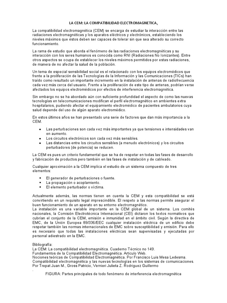 LA CEM Compatibilidad PDF Compatibilidad