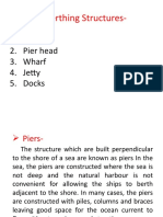 Berthing Structures: Piers, Jetties, Wharfs & Docks