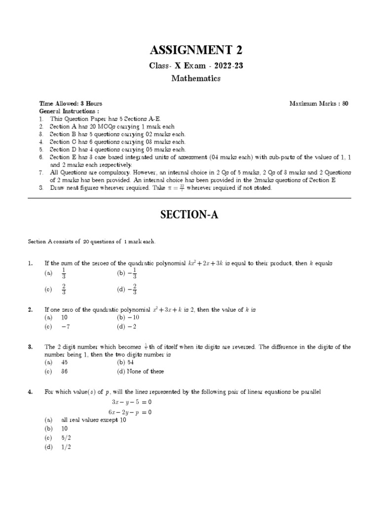 Assignment for science class 10 pdf circle area