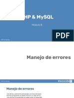 Manejo de Errores PHP