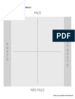 Matriz de Gestão de Mudança I e II