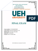 Final Exam Internation Marketing