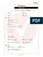 JEE Advanced Integrals Important Questions