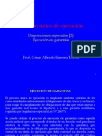 Derecho Procesal Civil II - Sesión 13 - Proceso de Ejecución de Garantías