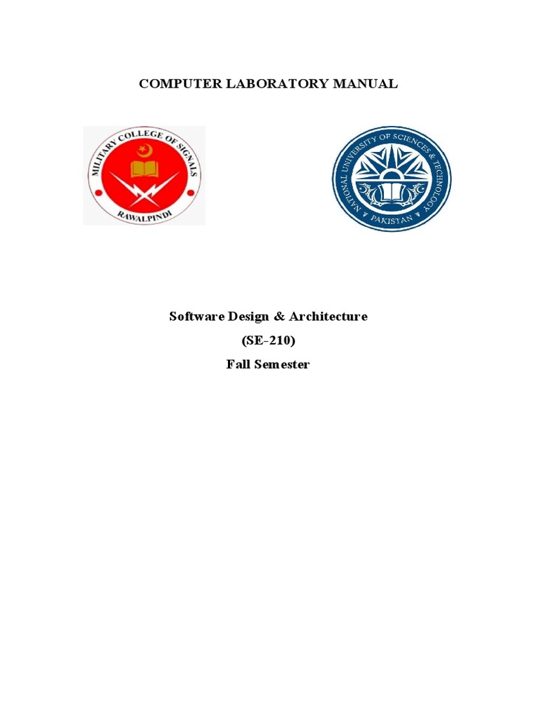 Software Design Lab Manual SE-210 | PDF | Use Case | Class (Computer ...