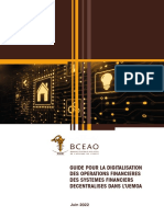 Guide pour la digitalisation des opérations financières des SFD dans l'UEMOA