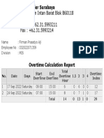 Overtime CalculationOctober