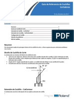 Cutter Blade Reference Guide - ES