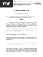 Oposición Diputación Alicante to 16-06-20