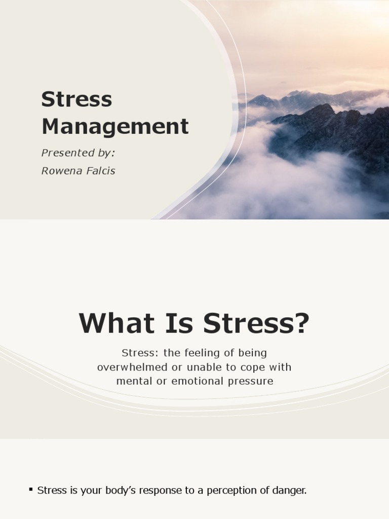 Effective Stress Management Techniques | PDF | Stress (Biology ...