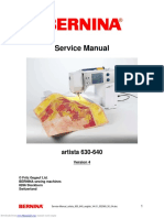 Bernina 630 and 640 Service Manual