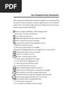 Time Managem Questionnaire r1