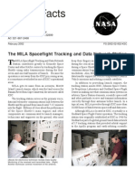 NASA Facts The MILA Spaceflight Tracking and Data Network Station 2002