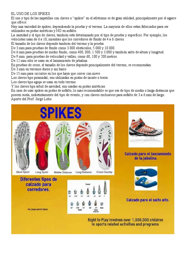 Usando zapatillas deportivas de clavos. - ATLETISMO ARJONA - Entrenamientos  para corredores