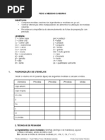 Aula 2 - Prática - PESO x MEDIDAS CASEIRAS