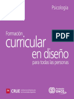 Diseño Curricular para Todos Psicologia